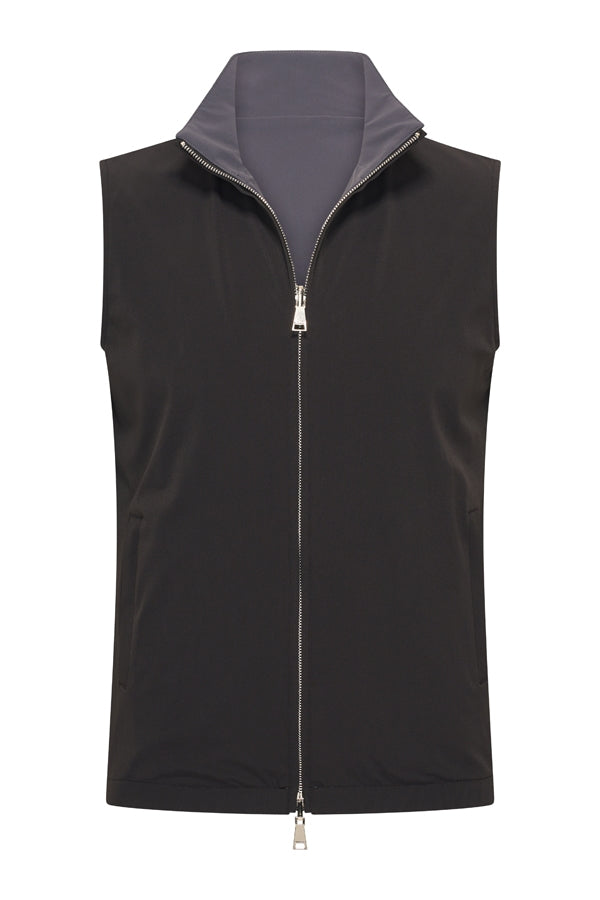 Reversible Black/Dark Grey Gilet