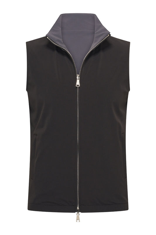 Reversible Black/Dark Grey Gilet