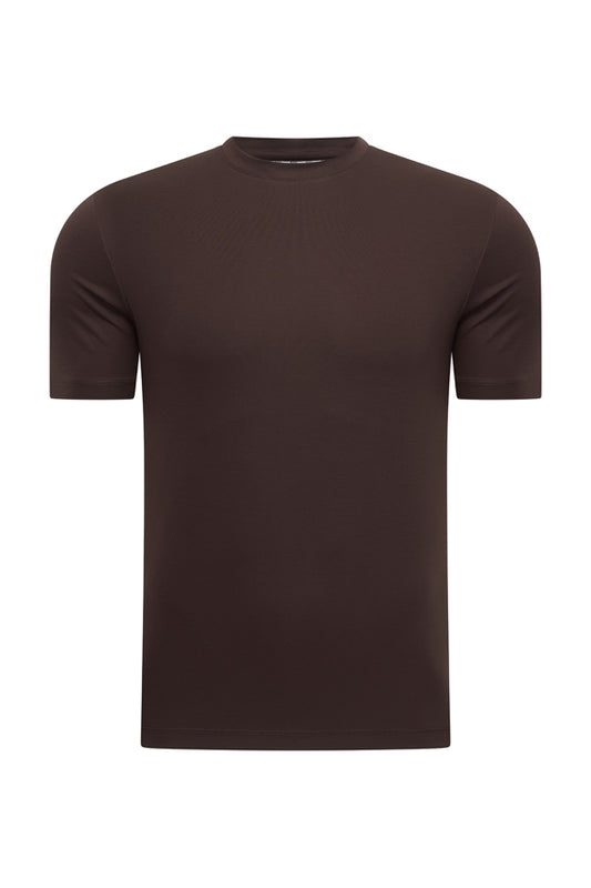 Shiny T-Shirt Espresso
