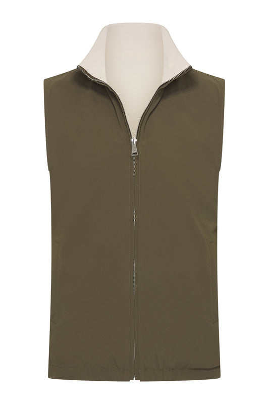 Reversible Olive/Kith Gilet